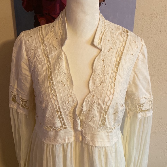 Free People In Dreamland Cutwork Mini Dress - Picture 6 of 13